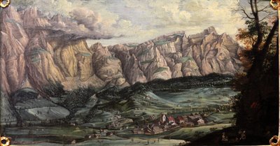 Panoramic View of Leukerbad by Melchior Füssli